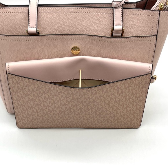 Michael Kors Maisie 3 in 1 Large Pebbled Leather Tote Bag - Picture 10 of 13